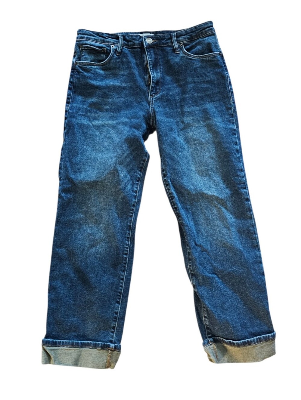 STS Blue Raya High Rise Cuff Hem Denim Jeans Size 30